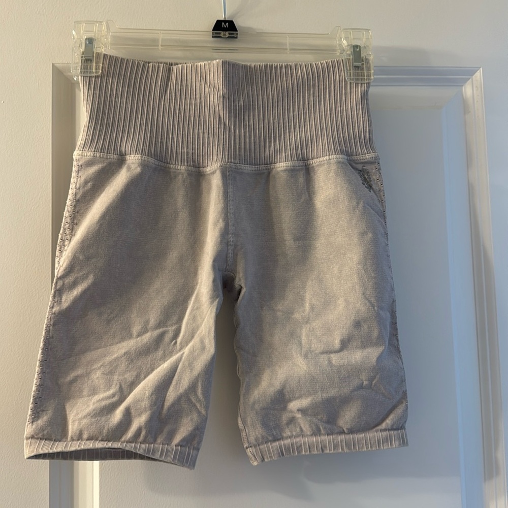 Free People Movement Good Karma Biker Shorts